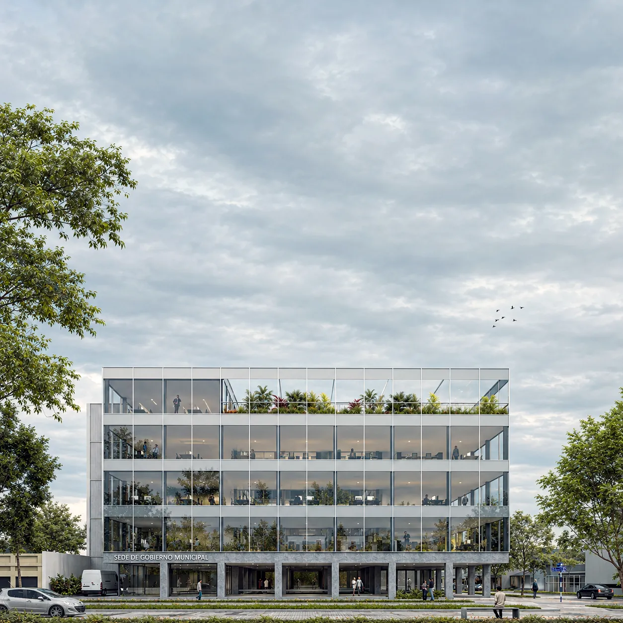 Sede de Gobierno Municipal, San Francisco, Córdoba — Praga . Oficina de Proyectos